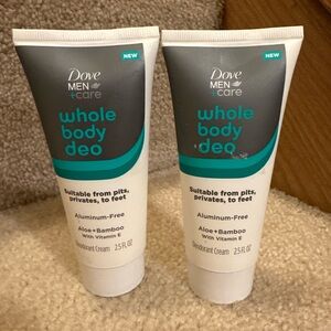 Men+Care Whole Body Deodorant Cream - Gray and White